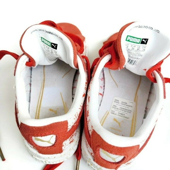 Hello Kitty Puma Sneakers -Exclusive! NEW 8 Red - Picture 7 of 9
